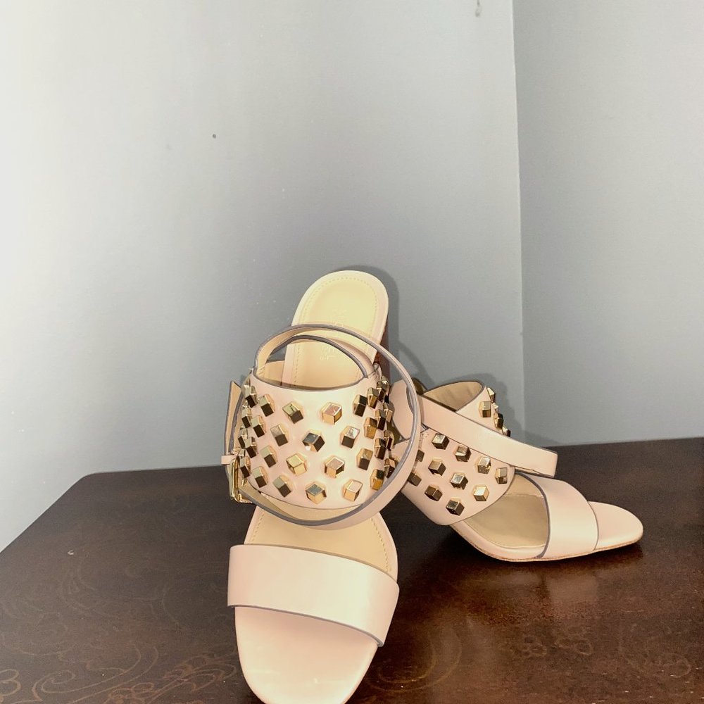 Michael Kors ankle, embellished nude/blush sandal- 7.0